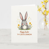 Zoete Lente Wezens Kaart (Gele Bloem)