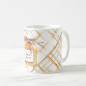 Zoete Liefde Caramel Koffiemok (Voorkant rechts)