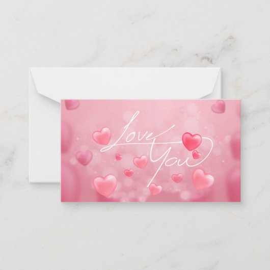 Zoete Liefde  Notitiekaartje (Voorkant)