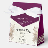 Zoete Liefde - Plum Bedankdoosjes (Voorkant)