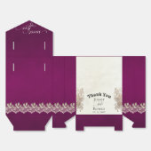 Zoete Liefde - Plum Bedankdoosjes (Ongevouwen)
