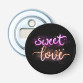 Zoete Liefde— Romantische Speld — Zoete Liefde Spe Button Flesopener (Voorkant)