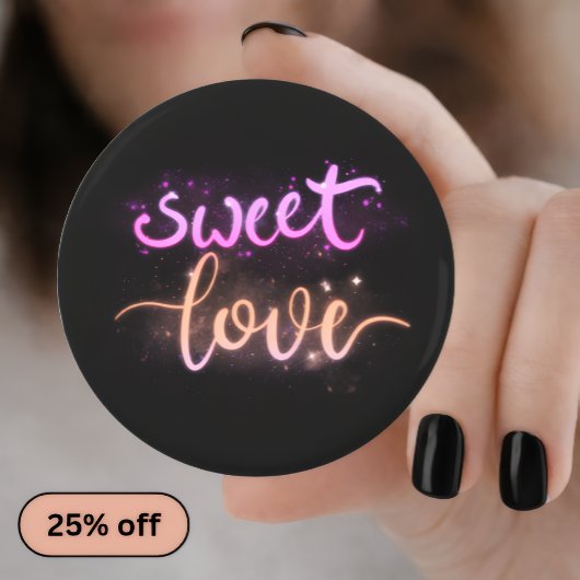 Zoete Liefde— Romantische Speld — Zoete Liefde Spe Button Flesopener