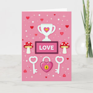 Zoete Liefde Sleutel Tot Mijn Hart Kaart