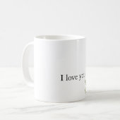 Zoete Liefde Wasbeer Koffiemok (Voorkant links)