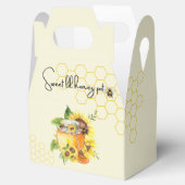 Zoete lil honingpot honingraat & bij’s bedankdoosjes (Geopend)