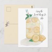 Zoete Limonade Briefkaart (Voorkant / Achterkant)