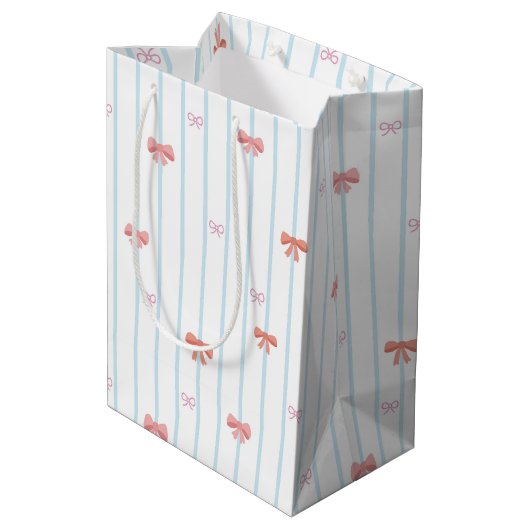 Zoete Lint Streep Cadeautas (Achterkant Gekanteld)