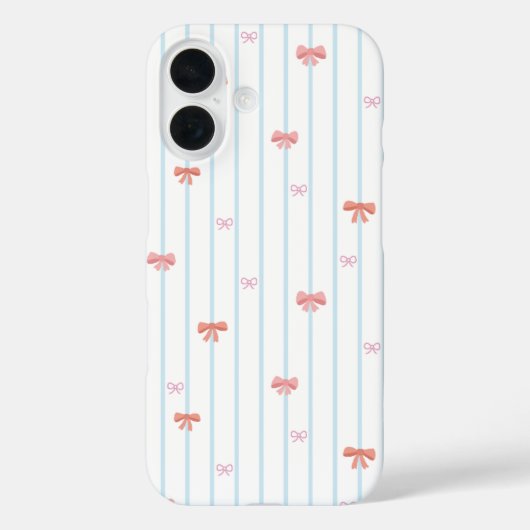 Zoete lint streep iPhone hoesje (Achterkant)