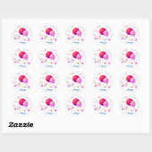 Zoete Lolly's Ronde Sticker (Vel)
