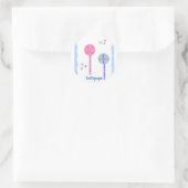 Zoete Lolly's Ronde Sticker (Tas)