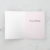 Zoete lovevogels romantische aangepaste tekst feestdagen kaart (Binnen)