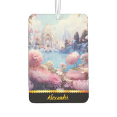 Zoete luchtverfrisser in bloemenparadijs (Achterkant)