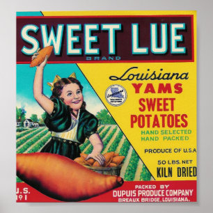 zoete luiachtige poster