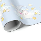 Zoete Maan Baby Shower Cadeaupapier (Rol Hoek)