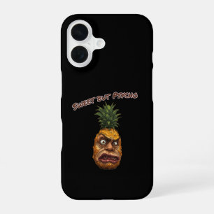 Zoete maar Psycho Ananas iPhone 16 Hoesje