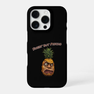 Zoete maar Psycho Ananas iPhone 16 Pro Hoesje