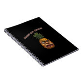 Zoete maar Psycho Ananas Notitieboek (Rechterzijde)
