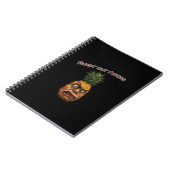 Zoete maar Psycho Ananas Notitieboek (Linkerzijde)