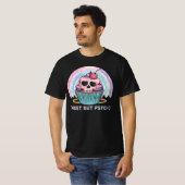 Zoete maar psycho cupcake t-shirt (Voorkant volledig)