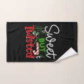 Zoete Maar Verdraaide Grappige Kerst Kerststok Handdoek (Handdoek)
