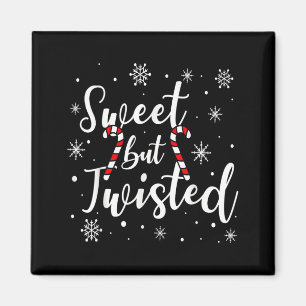 Zoete Maar Verdraaide Grappige Kerst Kerststok Ker Magneet