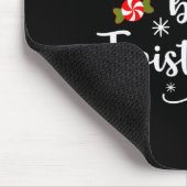 Zoete Maar Verdraaide Grappige Kerst Kerststok Ker Muismat (Hoek)