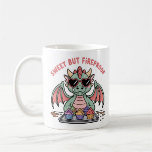 Zoete maar vuurvaste Schattigee Dragon Cupcake Bak Koffiemok