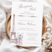 Zoete Macaron Bonjour Bebe Parijs Baby shower