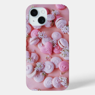 Zoete macarons iPhone 15 case