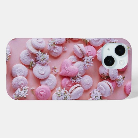 Zoete macarons Case-Mate iPhone case (Achterkant (horizontaal))
