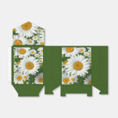 Zoete madeliefjes patroon bedankdoosjes (Uitgevouwen)