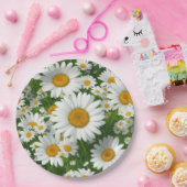 Zoete madeliefjes patroon papieren bordje (Feest)