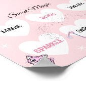 Zoete Magie Kitty Poster (Hoek)