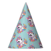 Zoete magische Baby eenhoorn Feesthoedjes (Links)