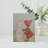 Zoete magische sprookjesliefde. briefkaart (Staand voorkant)