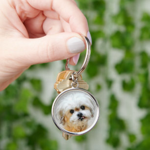 Zoete Malshi Rond Sleutelhanger