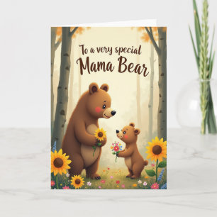 Zoete Mama Beer Dag Kunstkaart Kaart