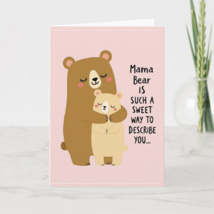 Zoete Mama Beer Liefdeskaart Kaart