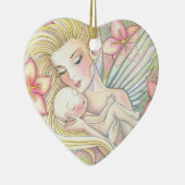 Zoete Mama en Baby Ornament (Rechts)