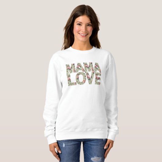 Zoete Mama Liefde Hartverwarmend Trui (Voorkant volledig)