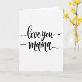 Zoete Mama Scriptkaart Kaart (Gele Bloem)