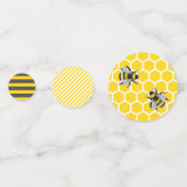 Zoete  mamma-to-bee Baby shower tafel Confetti (Achterkanten)