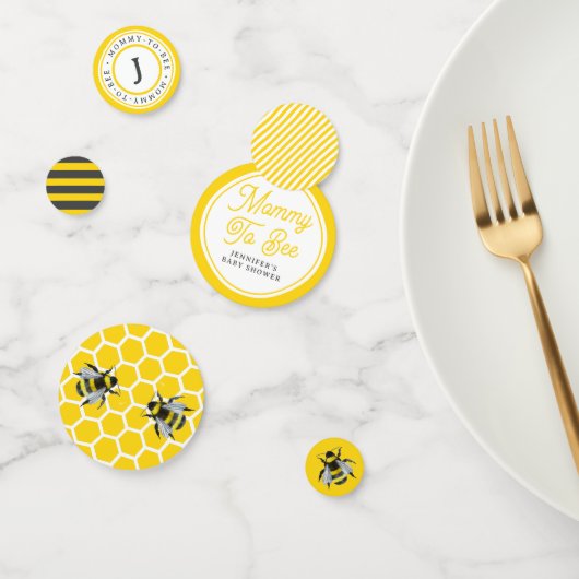 Zoete  mamma-to-bee Baby shower tafel Confetti (Groep)