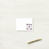 Zoete Mangosteen Tropisch Fruit Post-it® Notes (Op bureau)