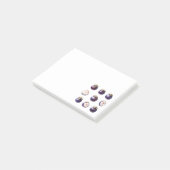 Zoete Mangosteen Tropisch Fruit Post-it® Notes (Schuin)