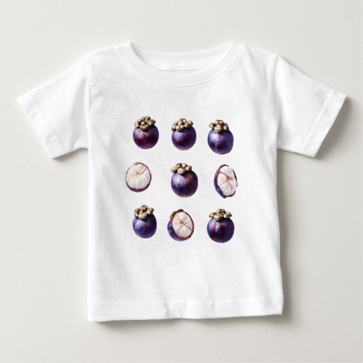 Zoete Mangosteen Tropische Vrucht (Voorkant)