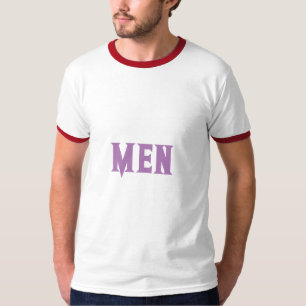 Zoete Mannen Tekst Lavendel Cute Heren Basis Ringe T-shirt