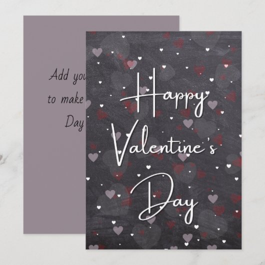 Zoete Melodieën van Liefde Valentijnsdag Kaart (Voorkant / Achterkant)