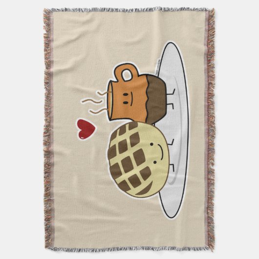 Zoete Mexicaanse concha van dulce van de Chocolade Deken (Voorkant Verticaal)